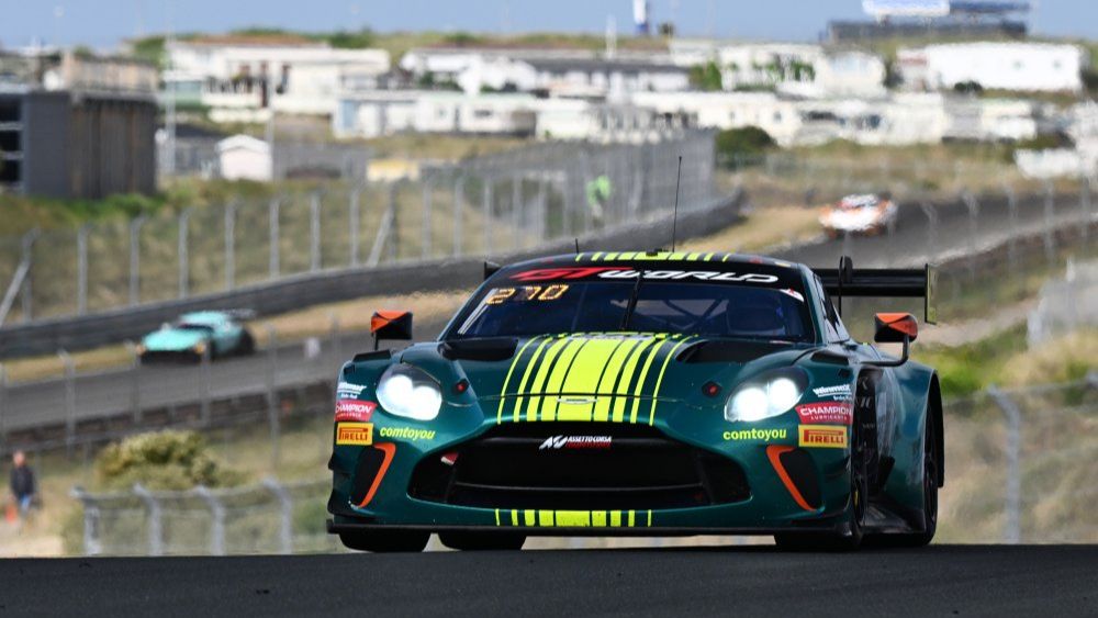 Vesti, SchandorBuus, Thiim, Øgaard og Birch på Zandvoort.ff og Jensen jagter to-i-streg i Indianapolis.
(Foto: SRO / JEP)
